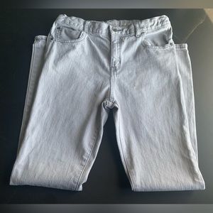 Silver Skinny Jeans